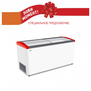 Морозильный ларь Gellar FG 600 E (гнутое стекло)
