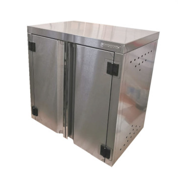 Полка навесная закрытая ПНЗн-600*400*600 "Norma Inox", двери распашные