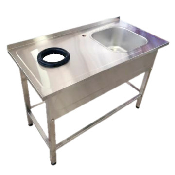 Ванна с рабочей поверхностью РПЦн-1200*600 "Norma Inox" правая