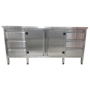 Стол производственный закрытый СПЗп-1800 "Profi Inox"