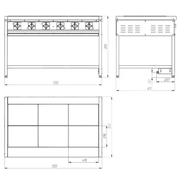 Плита электрическая ПЭ-0,72
