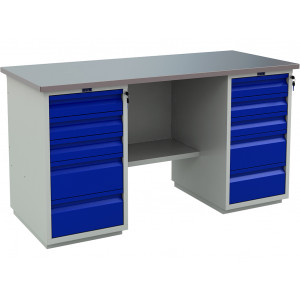 Верстак Profi (№604) WT160.WD5/WD5.000 870x1600x700