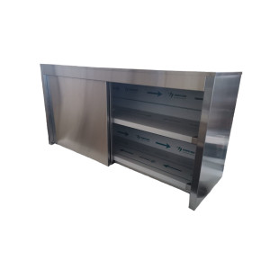  Полка навесная закрытая ПТНД-1500*400*600 "Norma Inox", двери-купе